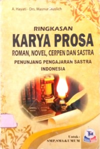 Image of Ringkasan Karya Prosa