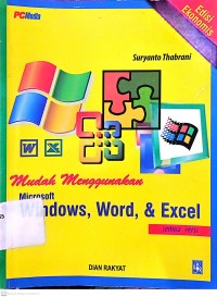 Image of Mudah Menggunakan microsoft windows, word, & excel
