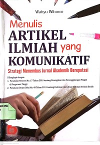 Image of Menulis Artikel Ilmiah yang Komunikatif