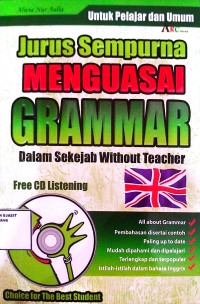 Image of Jurus Sempurna Menguasai Grammar