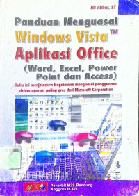 Image of Panduan Menguasai Windows Vista Aplikasi Office