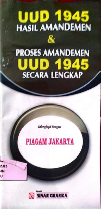 Image of UUD 1945 (amandemen lengkap) & susunan kabinet kerja 2014-2019