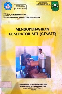 Image of MENGOPERASIKAN GENERATOR SET(GENSET)