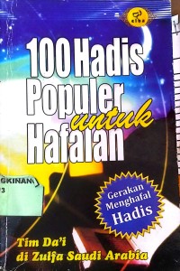Image of 100 Hadis Populer Untuk Hafalan