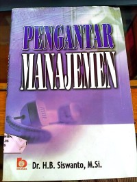Image of Pengantar Manajemen