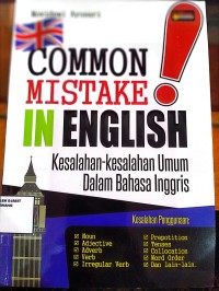 Image of Common mistake In English