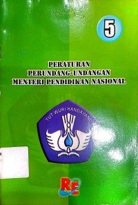 Image of Peraturan perundangan-undangan pendidikan nasional