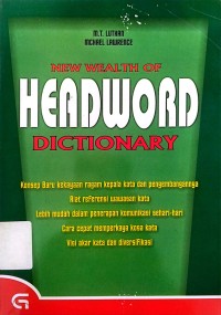 Image of New wealth of headword dictionary