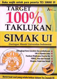 Image of target 100% taklukan simak ui