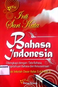 Image of Inti Sari Kata Bahasa Indonesia