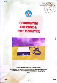 Image of Pembuatan Entrance/ Exit Counter
