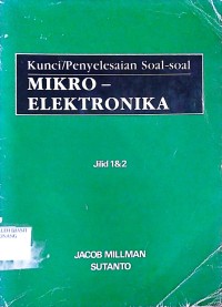 Image of Kunci/ Penyelesaian Soal-Soal Mikro Elektronika