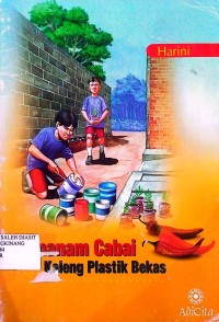 Image of MENANAM CABAI DALAM KALENG PLASTIK BEKAS