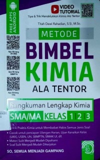Image of METODE BIMBEL KIMIA ALA TENTOR