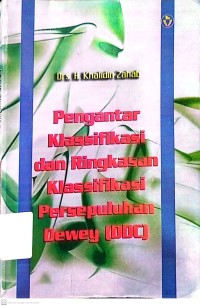 Image of Pengantar klasifikasi dan ringkasan klasifikasi persepULUHAN Dewey (DDC)