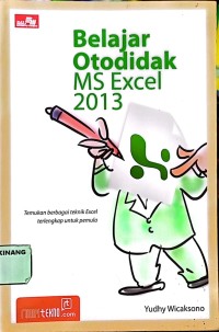 Image of Belajar otodidak MS Excel 2013