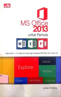 Image of MS Office 2013 untuk pemula