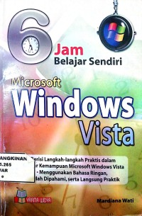 Image of 6 Jam Belajar Sendiri Microsof Windows Vista