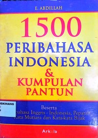 Image of 1500 Peribahasa Indonesia & Kumpulan Pantun